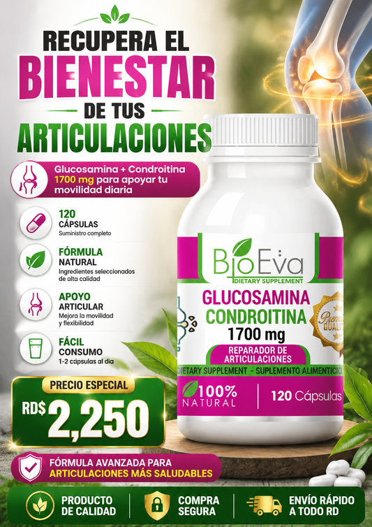 GLUCOSAMINA CONDROITINA | Reparador de Artículaciones