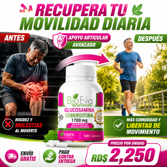 GLUCOSAMINA CONDROITINA | Reparador de Artículaciones