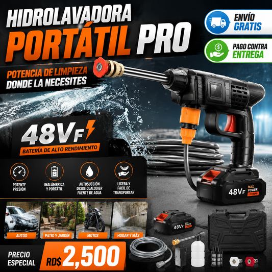 HIDROLAVADORA PORTATIL PRO 48 VF | La más buscada